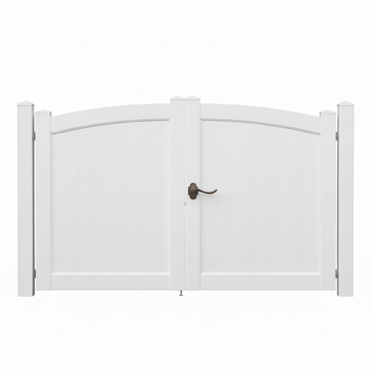 Portail battant PVC