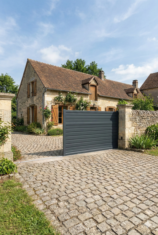Portail aluminium coulissant
